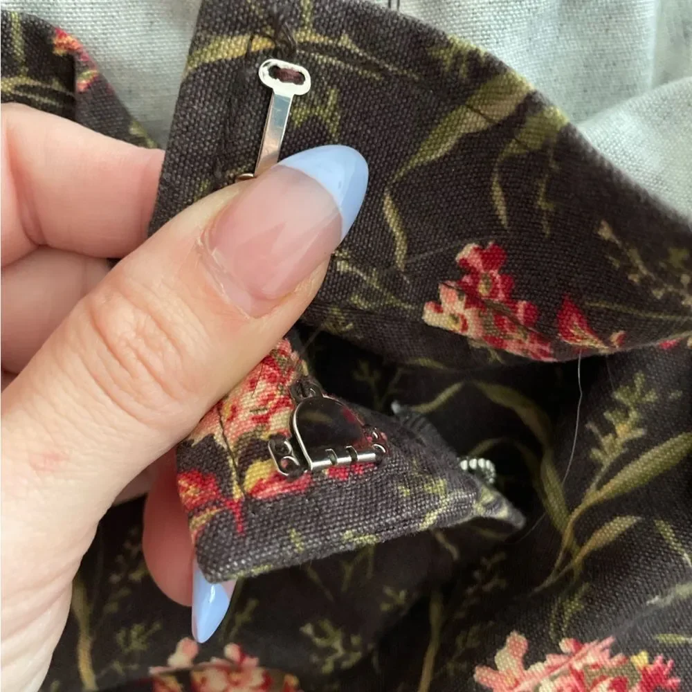 J. Crew Cotton Floral‎ Mini Skirt Size 6 Romantic Floral Pattern